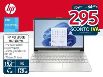 Elettrosintesi HP Notebook 15S-FQ0079NL offerta