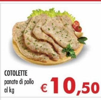 MerSi Supermercati Cotolette panate di pollo al kg offerta
