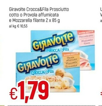 Famila Giravolte Crocca & Fila Prosciutto Cotto offerta