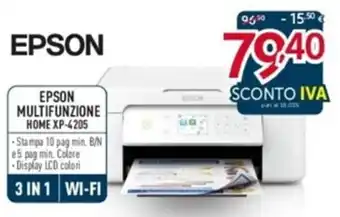 Epson Multifunzione Home XP-4205