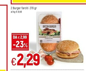 Famila 2 Burger Farciti offerta
