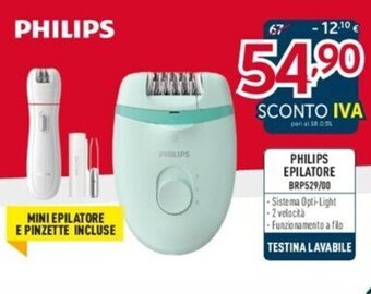 Elettrosintesi Philips Epilatore BRP529/00 offerta
