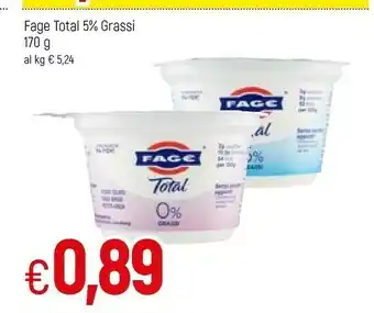 Famila Fage Total 5% 170 G(ml) offerta