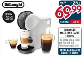 DeLonghi Macchina Caffè EDG225W