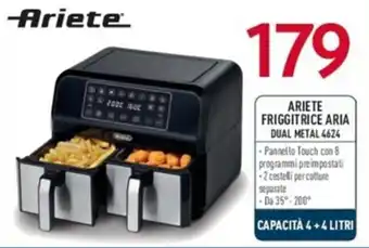 Ariete Friggitrice Aria Dual Metal 4624