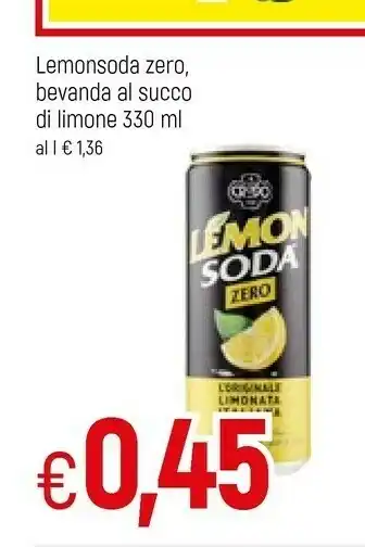 Famila Lemonsoda Zero offerta