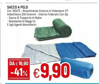 Famila Sacco A Pelo offerta