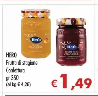 Hero Frutta di stagione Confettura 350 gr