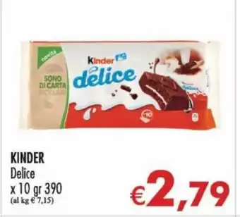 Kinder Delice x 10 gr 390