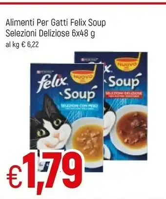 Famila Superstore Purina Alimenti Per Gatti Felix Soup Selezioni Deliziose offerta