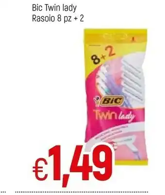 Famila Superstore Bic Twin Lady Rasoio 8pz+2 offerta