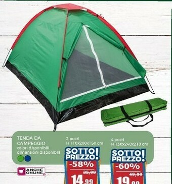 Happy Casa Tenda Da Campeggio offerta
