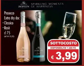 Prosecco Extra dry doc 75 cl