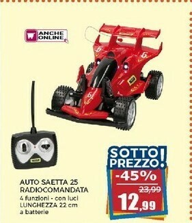 Happy Casa Auto Saetta 25 Radiocomandata offerta