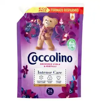 Bernava Coccolino orchidea viola & mirtilli ammorbidente concentrato €co pack 600 ml offerta