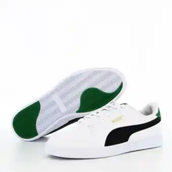 Globo Moda Puma - sneakers da uomo bianca e nera con dettagli verdi e oro - shuffle offerta