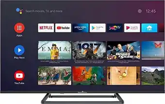 Smart tech 40fa10v3- tv led 40 pollici fhd android 9.0, quad core, 1g/8g, dvb-t2/c/s2, h.265, hdr 10,dolby audio, 2t2r wi-...