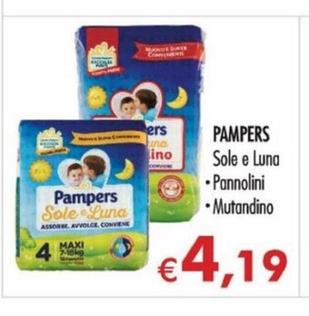 MerSi Supermercati Pampers Sole e Luna offerta