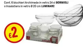 Iper La Grande Luminarc Bicchieri offerta