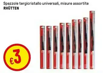 Rhutten Spazzole Tergicristallo Universali