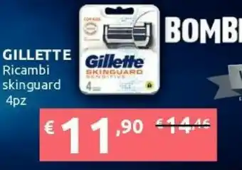 Ipersoap Gillette Ricambi Skinguard offerta