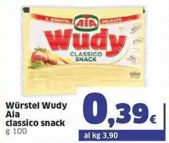 Aia Würstel Wudy classico snack g 100