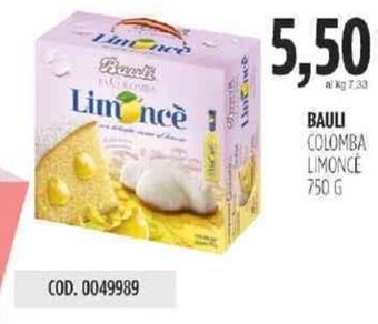 Carico Cash & Carry Bauli Colomba Limonce 750 g offerta