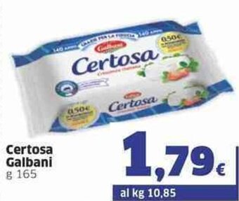 Sigma Galbani Certosa g 165 offerta
