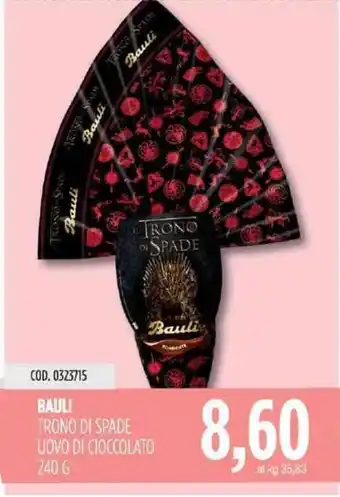 Carico Cash & Carry Bauli Trono di Spade Uovo di Cioccolato 240 g offerta