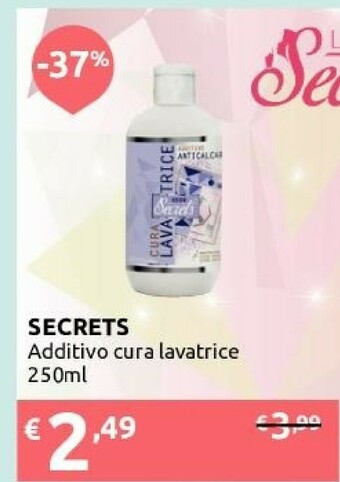 Secrets Additivo Cura Lavatrice