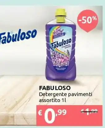 Ipersoap Fabuloso Detergente Pavimenti Lavanda 1000ml offerta