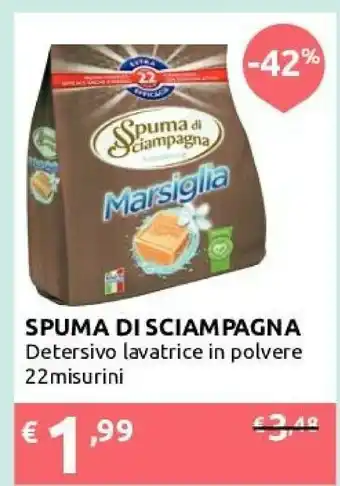Ipersoap Spuma di Sciampagna Detersivo Lavatrice In Polvere offerta