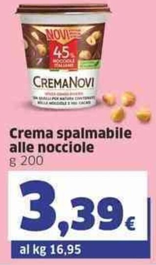 Sigma Novi Crema spalmabile alle nocciole g 200 offerta
