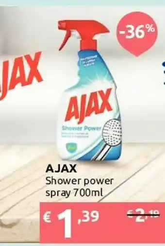 Ipersoap Ajax Shower Power Spray 700ml offerta