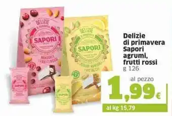 Delizie di primavera Sapori agrumi, frutti rossi g 126