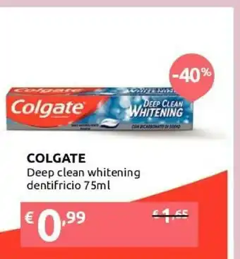 Ipersoap Colgate Deep Clean Whitening Dentifricio offerta