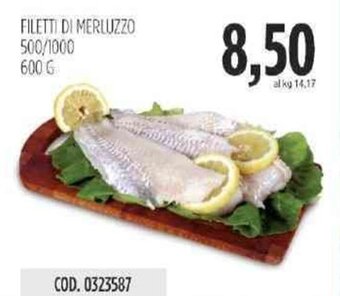 Filetti di Merluzzo 500/1000 600 g