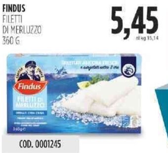 Findus Filetti di Merluzzo 360 g