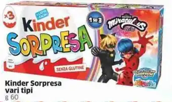 Sigma Kinder Sorpresa vari tipi g 60 offerta
