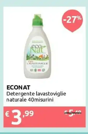 Ipersoap Econat Detergente Lavastoviglie Naturale offerta