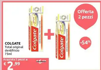 Ipersoap Colgate Total Original Dentifricio offerta