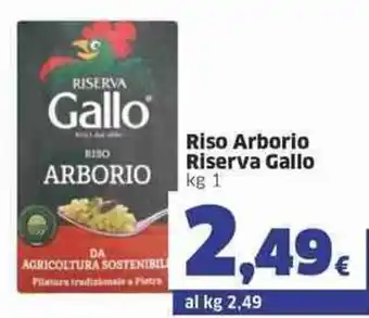 Riserva Gallo Riso Arborio kg 1