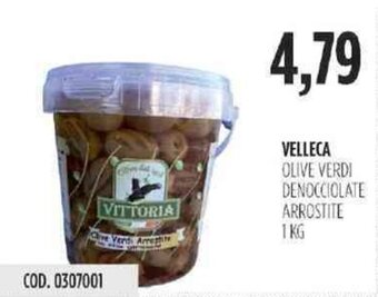 Carico Cash & Carry Velleca Olive Verdi Denocciolate Arrostite 1 kg offerta