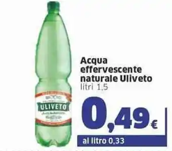 Uliveto Acqua effervescente naturale litri 1,5