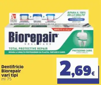Biorepair Dentifricio vari tipi ml 75