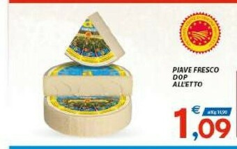 Vivo Supermercati Asiago Fresco Dop offerta