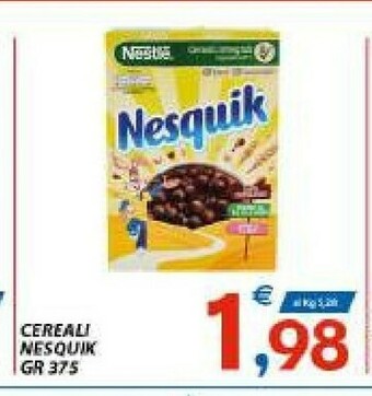 Vivo Supermercati Nestlè Cereali Nesquik 375 G(ml) offerta