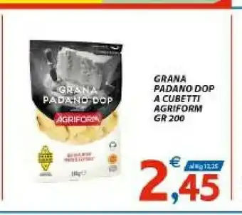 Vivo Supermercati Agriform Grana Padano Dop A Cubetti offerta