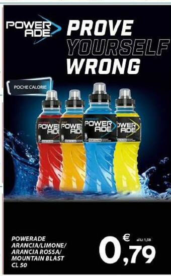 Vivo Supermercati Powerade Active Gusto Limone 500 G(ml) offerta