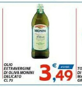 Vivo Supermercati Monini Olio Extra Vergine Di Oliva Classico 750 G(ml) offerta